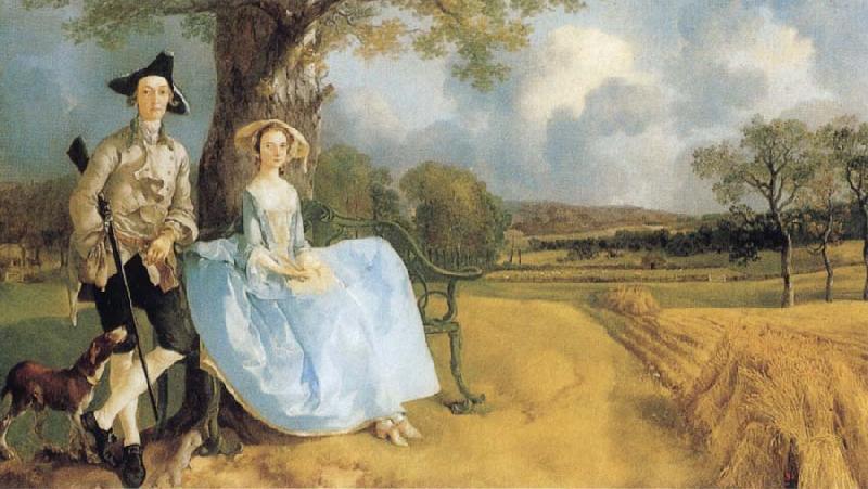 Thomas Gainsborough Robert Andrews and his Wife Frances oil painting picture